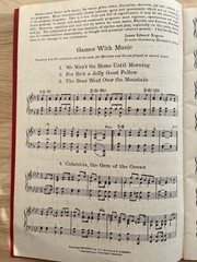 Twice 55 Games With Music 1924 C. C. Birchard & Co. Boston Music Book
