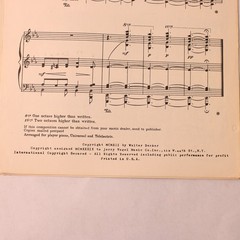 Antique 1912 Sheet Music Trinity Chimes Walter Decker For Player Piano