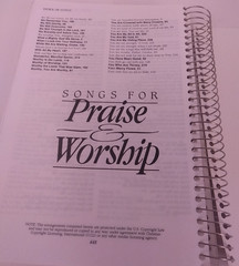 Songs For Praise And Worship Singers Edition Wire Bound Song Book. (BKBR)