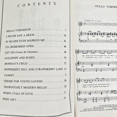 Hello Tomorrow Piano Vocal Treble Voices Songbook Harry Simeone Shawnee Vintage