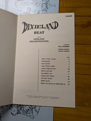 DIXIELAND BEAT Orchestrations 1968 Songbook Set Sax Trumpet Drums Bass Trombone