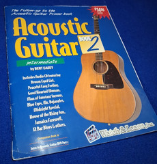 WATCH AND LEARN Acoustic Guitar Intermediate with CD, Book 2, Bert Casey, Good