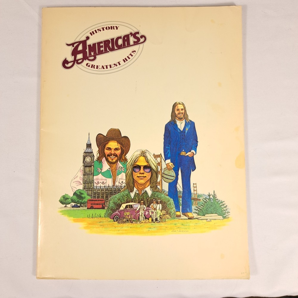 History Americas Greatest Hits Songbook Piano Vocal Guitar Sheet Music