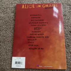 Hal Leonard Alice In Chains Acoustic Unplugged Guitar Tab Songbook Paperback