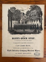 Blue&rsquo;s Quick Step Captain James Hunt & Boston Militia 1836 Sheet Music