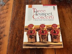 Three Trumpet Concerti Classical Sheet Music Minus One Play-Along Book Audio