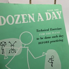 Vintage Willis A Dozen A Day Book One Burnam Piano Exercises Sheet Music USA