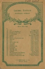 Vintage Librettos Mikado, Laurel Ed, ca 1900 antique sheet music