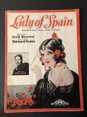 Lady Of Spain Vtg Sheet Music Erell Reaves Tolchard Evans 1941