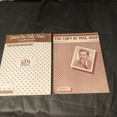 Vintage Sheet Music Lot of 22 – 1930s- 1940s -1950s Piano/Voice