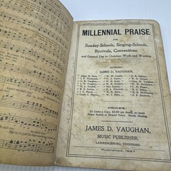 Vintage Songbooks Lot of 6 1940s Blessed Hope Millennial Praise Crowns of Glory