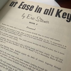 Vintage Belwin At Ease In All Keys Book 2 Eric Steiner Piano Sheet Music USA