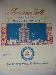 N Louise Wright Christmas Bells Piano Solo Sheet Music Boston Music Company