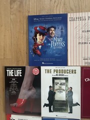Lot Of 19 Vintage & Modern Broadway Play Vocal Selections Sheet Music Books