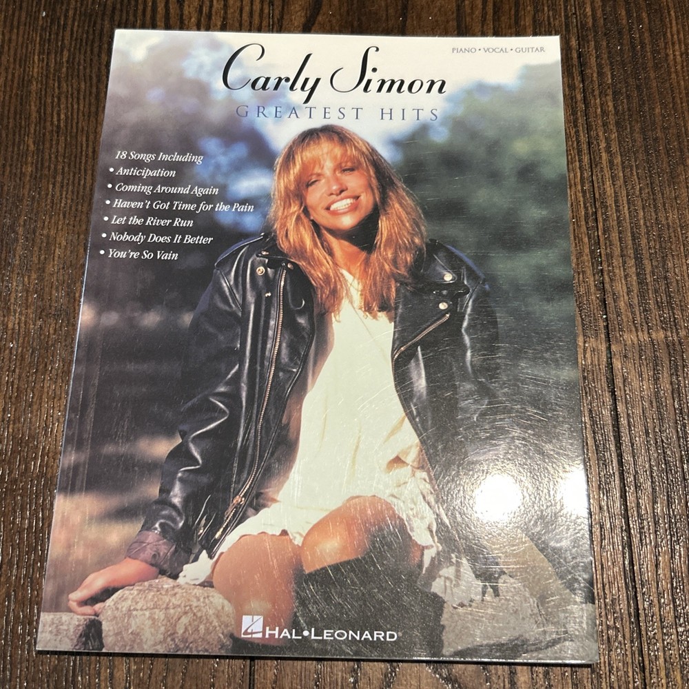 Carly Simon Greatest Hits 1988 Sheet Music Guitar Piano Lyrics Songbook