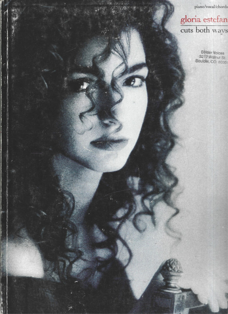 Gloria Estefan: Cuts Both Ways /Piano, Vocal, Chords Sheet Music / 1989 PB