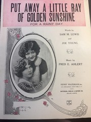 P 3-pack of Vintage 9×12 Sheet Music