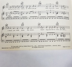 The Supremes Stop In The Name Of Love Sheet Music 1965 Vintage Motown Diana Ross