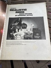 Updated Realistic Rock Drum Method by Carmine Appice including Poster