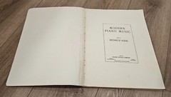 1901 Modern Piano Music Oliver Ditson Company Boston MA Edited by Heinrich Kiehl