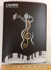 NEW, Sheet Music Folder Binder black 40 sleeve 8.5×11 A4 80-page capacity Cahaya