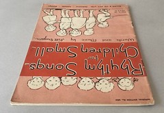 Rhythm Songs for Children Small, Words/Music by Nell Gregson, 1940 Songbook Rare