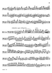 66 etudes in all major and minor keys for trombone, tuba, bassoon, string bass..