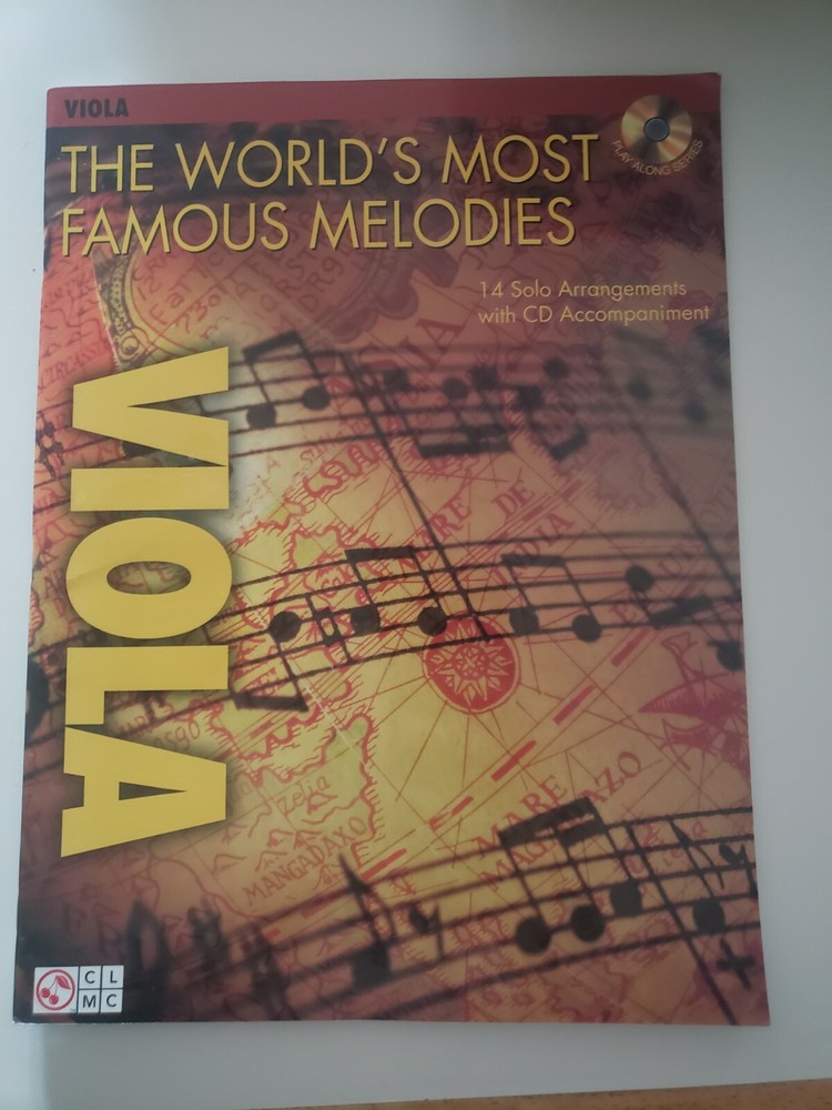 The World&rsquo;s Most Famous Melodies: Viola Play-Along Book/CD Pack by VG Paperback