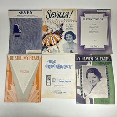 Vintage 1920&rsquo;s-1950&rsquo;s Large Sheet Music Lot Of 115 (1)