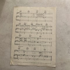 John Lennon Woman Sheet Music Guitar Piano Vocal Beatles Yoko Ono 1980 Song