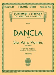Dancla – 6 Airs Varies Op 89 Violin and Piano Sheet Music Book NEW 050256340