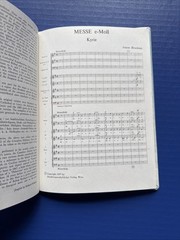 Bruckner – Mass No. 2 in E Minor (1866) – Hardcover Mu. Verlag Wien Study Score