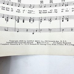 Vintage 1929 Sheet Music « My Fate is in Your Hands » Razaf Waller-Gatsby Graphics