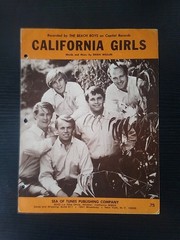 Vintage 1965 Beach Boys California Girls Sheet Music Fair