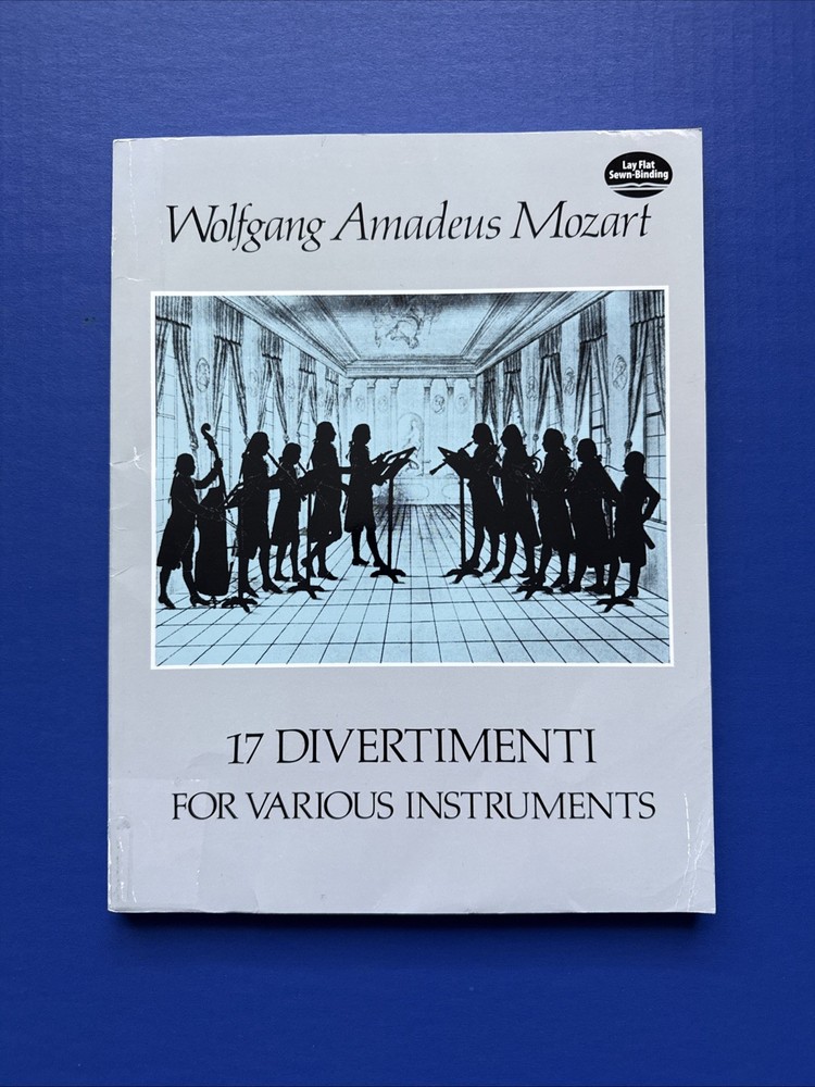 Mozart – 17 Divertimenti for Various Instruments – Dover Study Score PB