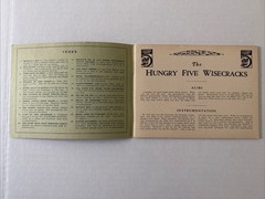 1931 Harry L Alford HUNGRY FIVE IN IRELAND Trumpet + 2nd Bb Clarinet Parts VG
