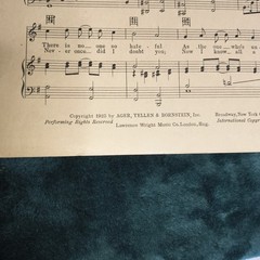 Music Poster 1925 Sheet Music Piano Solo Conversation Piece Vintage