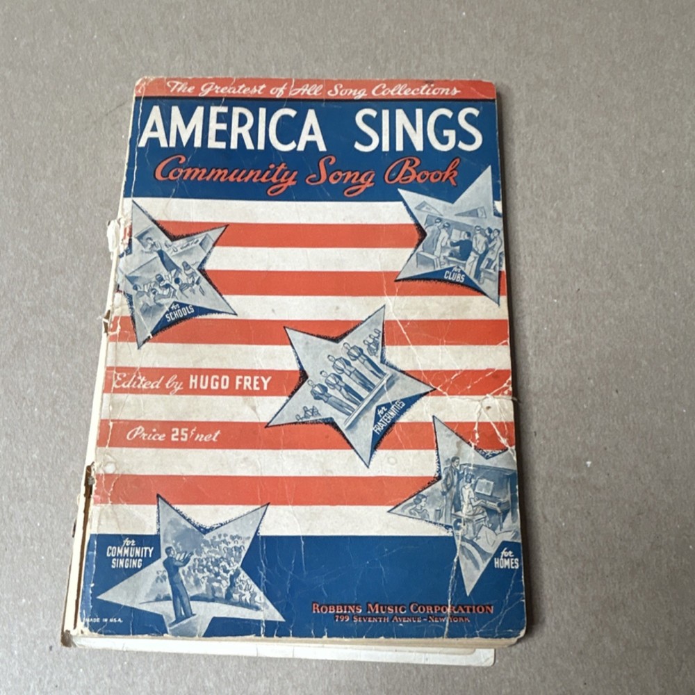 Robbins Music Corporation America Sings Community Song Book Collection