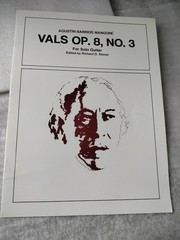 Augustine Barrios Vals Op. 8 #3 Solo Guitar Sheet Music For Classical Guitar