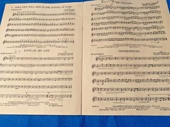 Sheet Music Booklet 20 All Time Hit Paraders No 29 Trumpet Clarinet Sax Loc OB