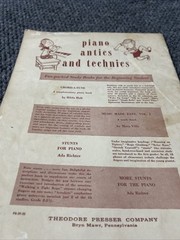 28 Pleasing Studies 1956 Paperback Piano Song Book Ella Ketterer Theodore Presse