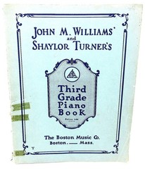 Third Grade Piano Music Student Instruction Book 27 Songs 1934 US Seller