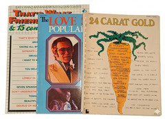 Lot of 3 70s & 80s Pop Rock Songbooks Bundle Sheet Music Broken Wings Kyrie