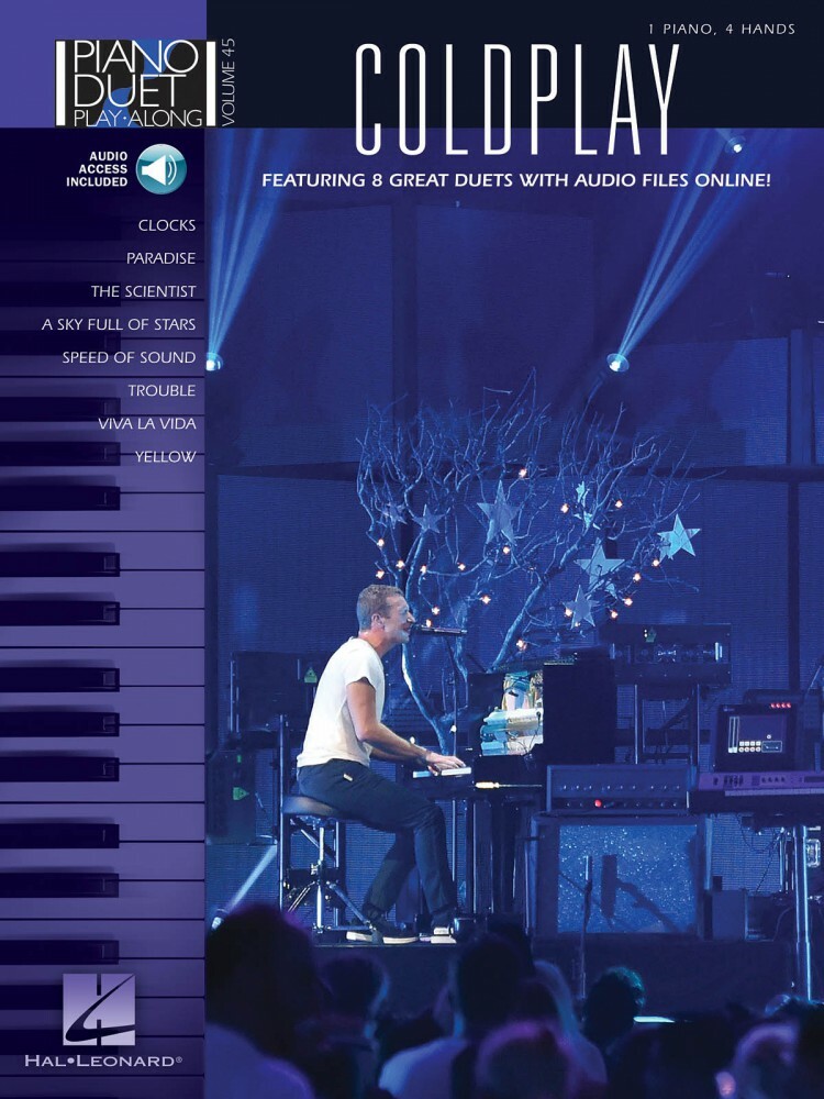 Coldplay Sheet Music Piano Duet Play-Along Book and Audio NEW 000141054