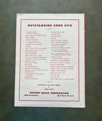 Sheet Music – Yes You Are (1951) by Bob Merrill