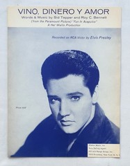 Elvis Presley – Vino, Dinero Y Amor (From Fun In Acapulco)- 1963 USA Sheet Music
