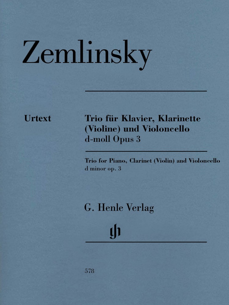 Trio for Piano Clarinet Violin and Violoncello in D-minor Op. 3 Book 051480578