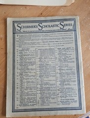 3 Schirmer Scholastic Series Vol 63, 84, 110 First Steps For the Young Pianist