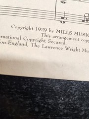 Star Dust Sheet Music P/V/G Hoagy Carmichael Mills Music 1929