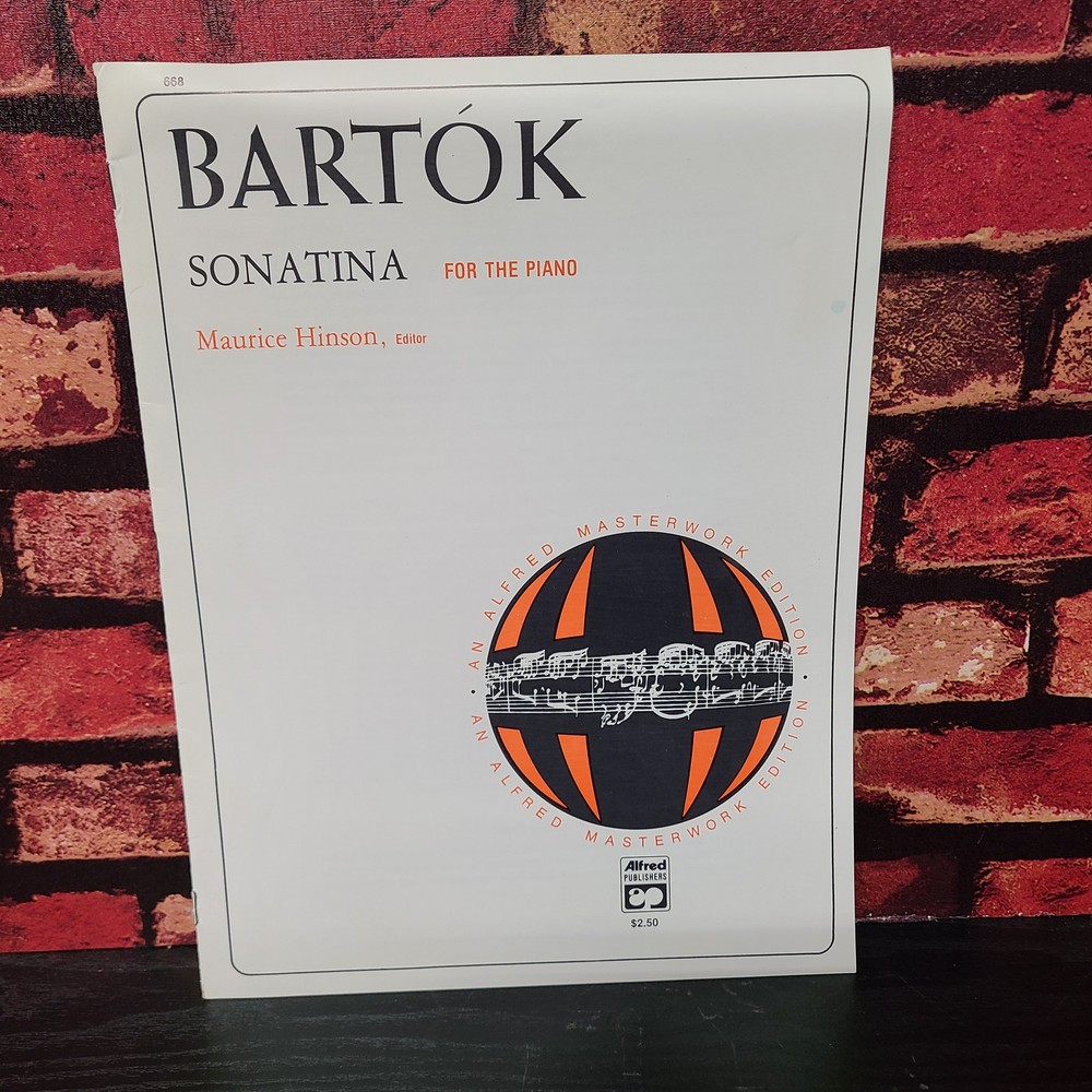 BARTÓK Sonatina For The Piano Alfred Masterwork Edition Maurice Hinson Sheet
